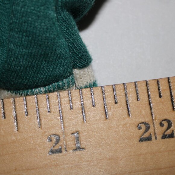 Volcom Lived In Sz XL NEW $45 Heathered Emerald Green Cream Cotton Blend Sweater - Picture 14 of 14